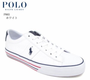 POLO RALPH LAUREN P86S (ポロラルフローレン) レディス SAYER セイヤー カジュアルキャンパススニーカー アメリカ国旗をイメージした配