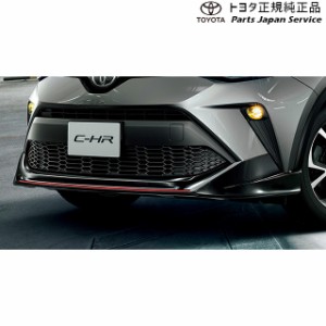 10系シーエイチアール フロントスポイラー(ブラック/レッドモール)(設定3) トヨタ ZYX11 NGX10 NGX50 10ch-r TOYOTA