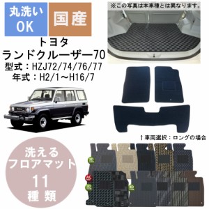 国産スタンダードフロアマット ランドクルーザー70 年式H2/1〜H16/7