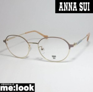 ANNA SUI アナスイ レディース 眼鏡 メガネ フレーム 60-9033-1 度付可 ベージュ　ライトゴールド