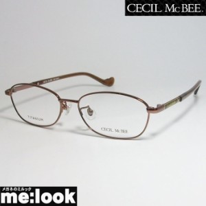 CECIL McBEE セシルマクビー 訳あり レディース 眼鏡 メガネ フレーム CMF3040-2-52 度付可 ブラウン