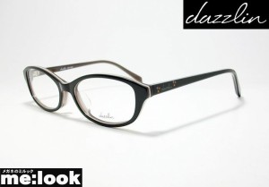 dazzlin ダズリン レディース 眼鏡 メガネ フレーム DZF2553-1-48 ブラック