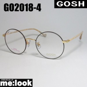 GOSH ゴッシュ レディース 眼鏡 メガネ フレーム GO2018-4-48 度付可 マットグレー