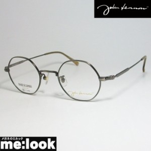 John Lennon　ジョンレノン 日本製 made in Japan 丸メガネ クラシック 眼鏡 メガネ フレーム JL1102-4-45 度付可 マットグレイ