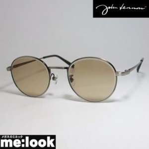 John Lennon　ジョンレノン 丸メガネ クラシック サングラス フレーム JL543-3-50 ヘアラインダークグレイ