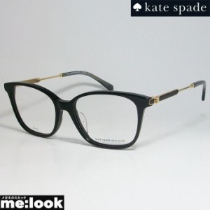 kate spade ケイトスペード レディース クラシック ボストン 眼鏡 メガネ フレーム CALANDRA/F-807　サイズ52 度付可 ブラック　ゴールド