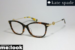 kate spade ケイトスペード レディース クラシック ボストン 眼鏡 メガネ フレーム EVERETTA/F-086 サイズ52 度付可 ブラウンデミ ゴール