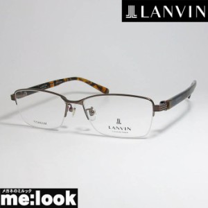 LANVIN　ランバン 日本製　made in Japan メンズ 眼鏡 メガネ フレーム VLC065J-0K03-55 度付可 ブラウン