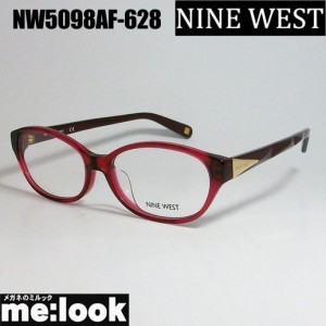 NINE WEST ナインウエスト レディース　眼鏡 メガネ フレーム　NW5098AF-628-53 度付可　バーガンディ/ワイン