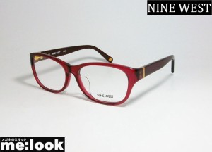 NINE WEST ナインウエスト レディース　眼鏡 メガネ フレーム　NW5100AF-628-54 度付可　クリアパープル