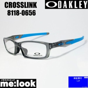 オークリー OAKLEY OX8118-0656 眼鏡 メガネ フレーム CROSSLINK クロスリンク 度付可 グレイスモーク スカイブルー OX8029