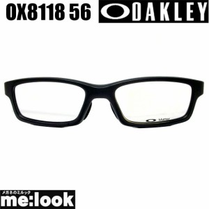 オークリー OAKLEY パーツ CROSSLINK OX8118 56サイズ フロントパーツ サテンブラック 8118-F-56 OX8029より少しカーブが浅くかけ易い