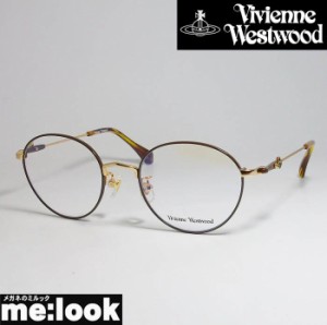 Vivienne Westwood　ヴィヴィアンウエストウッド  レディース　眼鏡 メガネ フレーム  40-0003-2　サイズ48  ライトゴールド・ブラウン