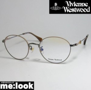 Vivienne Westwood　ヴィヴィアンウエストウッド  レディース　眼鏡 メガネ フレーム  40-0003-3　サイズ48  グレー・ベージュ