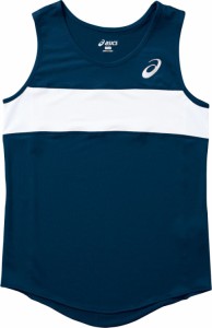 asics アシックス SINGLET ネイビー XO XT2035 50 | スポーツ レディース スポーツウェア ウエア 陸上 陸上競技 ランニング ランニングウ