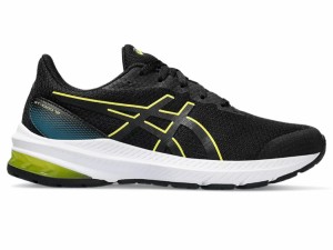 asics アシックス GT-1000 12 GS BLACK/BRIGHT YELLOW 23 1014A296 5 | 靴 スニーカー くつ 子ども ジュニア キッズ 日常履き 運動靴 ラ