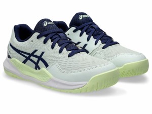 asics アシックス GEL-RESOLUTION 9 GS PALE MINT/BLUE EXPANSE 22.5 1044A067 301 | 靴 くつ スポーツ テニス テニスシューズ オールコ