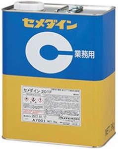 CEMEDINE セメダイン 201F 3kg 缶 AR-119 | 軟質塩ビ 接着用 耐可塑剤性 塩化ビニル樹脂 