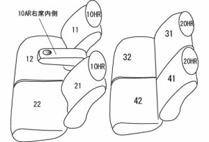 CLAZZIO クラッツィオ カスタムオーダー シートカバー ホンダ N-BOX JF1 / JF2 H26(2014)/1〜H27(2015)/1  EH-0322  | 車 シート カバー 