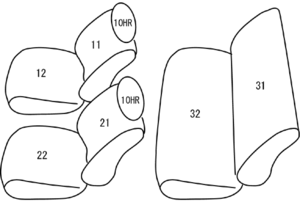 CLAZZIO クラッツィオ カスタムオーダー シートカバー ホンダ CR-Z ZF1 / ZF2 H22(2010)/2〜H29(2017)/1  EH-0395  | 車 シート カバー 