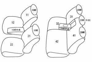 CLAZZIO クラッツィオ カスタムオーダー シートカバー ホンダ CR-V ハイブリッド RT5 / RT6 H30(2018)/11〜仕様変更  EH-0397  | 車 シー