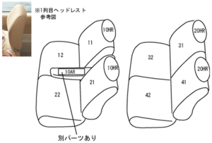 CLAZZIO クラッツィオ カスタムオーダー シートカバー スズキ パレット MK21S H24(2012)/6〜H25(2013)/2  ES-0647  | 車 シート カバー 