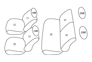 CLAZZIO クラッツィオ カスタムオーダー シートカバー スズキ ジムニー JB23W H22(2010)/10〜H24(2012)/4  ES-6010  | 車 シート カバー 