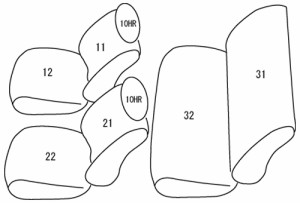 CLAZZIO クラッツィオ カスタムオーダー シートカバー スズキ エブリィ DA64V H24(2012)/5〜H27(2015)/1  ES-6032  | 車 シート カバー 