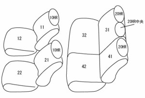 CLAZZIO クラッツィオ カスタムオーダー シートカバー トヨタ プリウスα ZVW41W H26(2014)/11〜仕様変更  ET-1131  | 車 シート カバー 