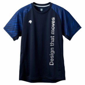 DESCENTE デサント 半袖バレーボールシャツ ネイビー Sサイズ DVUVJA52 NV | スポーツ スポーツウェア ウエア 服 衣類 機能性 トップス 