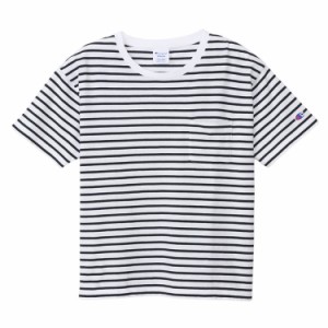 HANES ヘインズ BORDER POCKET T― ホワイト Lサイズ CW-X343 10 | スポーツ 運動 服 衣類 ウエア ウェア トップス ショートスリーブ ワ