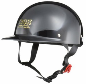 LEAD リード工業 CROSS CR-680 ハーフヘルメット ブラック  | バイク ハーフ ヘルメット ヘルメ メンズ レディース 原付 かっこいい バイ