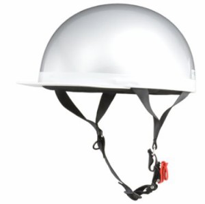 LEAD リード工業 CROSS CR-741 ハーフヘルメット シルバー  | バイク ハーフ ヘルメット ヘルメ メンズ レディース 原付 かっこいい バイ