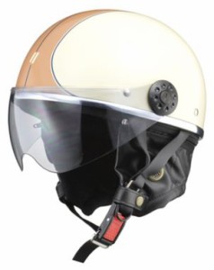 LEAD リード工業 O-ONE ハーフヘルメット IV/BR  | バイク ハーフ ヘルメット ヘルメ レディース 原付 かっこいい かわいい おしゃれ ラ