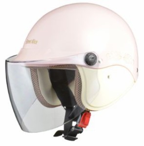 LEAD リード工業 Street Alice QJ-3 セミジェットヘルメット パールピンク  | ジェットヘルメット ヘルメ ジェット ヘルメット ヘルメ バ