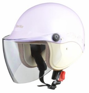 LEAD リード工業 Street Alice QJ-3 セミジェットヘルメット パールパープル  | ジェットヘルメット ヘルメ ジェット ヘルメット ヘルメ 