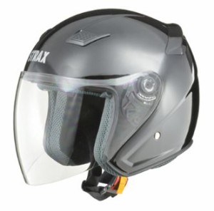 LEAD リード工業 STRAX SJ-8 ジェットヘルメット ブラック LLサイズ | ジェット ヘルメット ヘルメ バイク 原付 二輪 メンズ レディース 