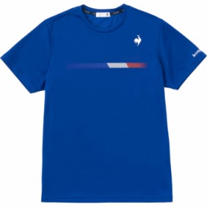 le coq sportif ルコック トリコプリントゲームシャツ ブルー L QTMVJA91 BL | スポーツ スポーツ用品 メンズ 男性 テニスウェア トップ