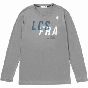 le coq sportif ルコック 杢スムースグラフィックプラクティス長袖シャツ グレー L QTMVJB90 GY | スポーツ スポーツ用品 メンズ 男性 テ