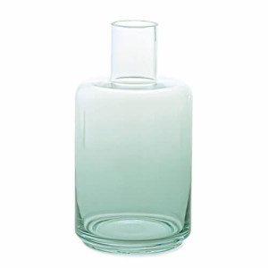 ポッシュリビング ガラスボトル ブルー 22565 | フラワーベース 花瓶 ブルー フレームポット ガラス ブラス ガラスアンティーク風 ボトル