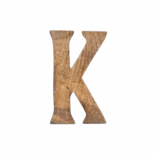 ポッシュリビング ウッデンアルファベット K 41061 | 木製品 ディスプレイ 自立可能 インテリア 小物 ナチュラル カッコいい かわいい 海