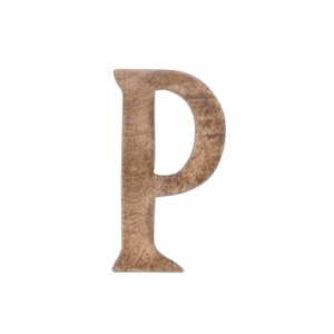 ポッシュリビング ウッデンアルファベット P 41066 | 木製品 ディスプレイ 自立可能 インテリア ディス 小物 ナチュラル カッコいい かわ