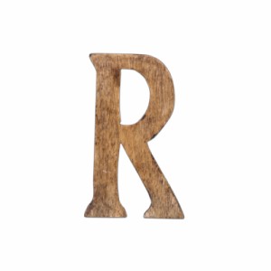 ポッシュリビング ウッデンアルファベット R 41068 | 木製品 ディスプレイ 自立可能 インテリア ディス 小物 ナチュラル カッコいい かわ