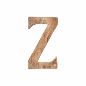 ポッシュリビング ウッデンアルファベット Z 41076 | 木製品 ディスプレイ 自立可能 インテリア 小物 ナチュラル カッコいい かわいい 海
