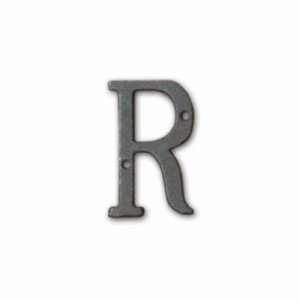 ポッシュリビング アイアンアルファベット R 62390 | 壁飾り 表札 プレート オブジェ ディスプレイ インテリア 小物 ナチュラル カッコい
