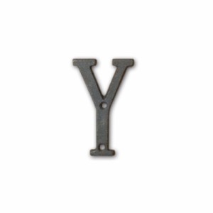 ポッシュリビング アイアンアルファベット Y 62397 | 壁飾り 表札 プレート オブジェ ディスプレイ インテリア 小物 ナチュラル カッコい
