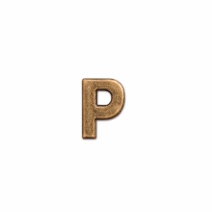 ポッシュリビング アルファベットパーツ P 62869 | 壁飾り 表札 プレート オブジェ ディスプレイ インテリア 小物 ナチュラル アンティー