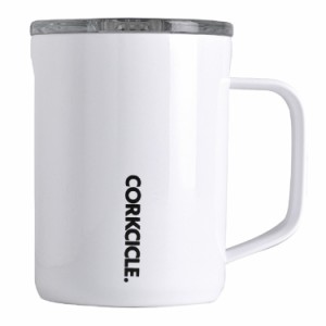 SPICE スパイス CORKCICLE COFFEE MUG White 16oz 2516GW | デザイン 保冷 保温 マグカップ ステンレス製 タンブラー 日用 雑貨