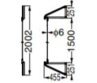 SUGATSUNE スガツネ工業 ユニットシェルフ Bタイプ XLA-US02BB タイプ金物セット PAT 130-018-058 XL-US02-S011-P | シンプル おしゃれ 