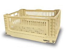 TRI Folding Container  Bask LARGE SAND  SLW163 | 収納ボックス コンテナボックス 折りたたみ 収納ケース 小物入れ 収納BOX コンパクト